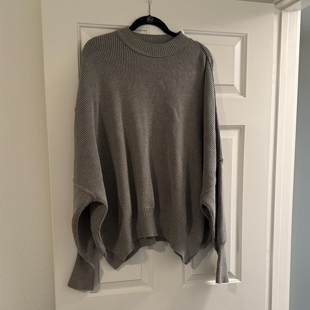 Free People Women's easy street tunic Sweater heather grey
